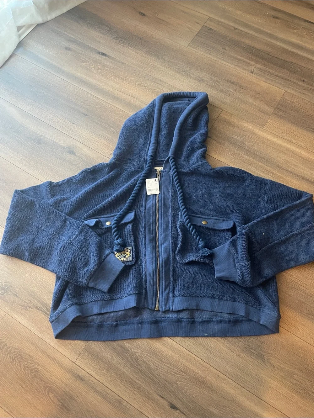 Free People So Lush Sweatshirt- Size XL - Picture 4 of 9